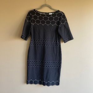 Julia Jordan size 10 black and white dress